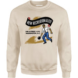 New Recreation Alleys - Washington D.C. - Vintage Bowling Alley - Unisex Sweatshirt
