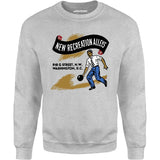 New Recreation Alleys - Washington D.C. - Vintage Bowling Alley - Unisex Sweatshirt