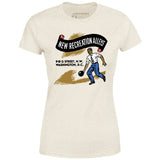 New Recreation Alleys - Washington D.C. - Vintage Bowling Alley - Women's T-Shirt