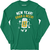 New Year Grab a Beer - Long Sleeve T-Shirt