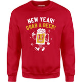 New Year Grab a Beer - Unisex Sweatshirt
