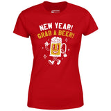 New Year Grab a Beer - Women's T-Shirt