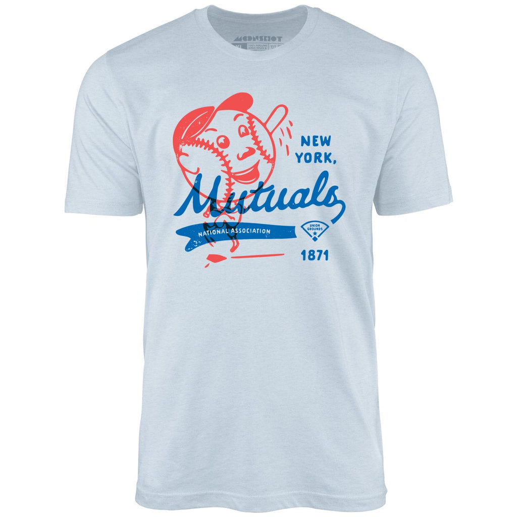 New York Mutuals - Vintage Defunct Baseball Teams - Unisex T-Shirt