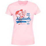 New York Mutuals - Vintage Defunct Baseball Teams - Women's T-Shirt