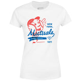 New York Mutuals - Vintage Defunct Baseball Teams - Women's T-Shirt