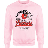Newark Peppers - New Jersey - Vintage Defunct Baseball Teams - Unisex Sweatshirt