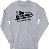Newton Railroaders - Kansas - Vintage Defunct Baseball Teams - Long Sleeve T-Shirt