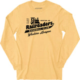 Newton Railroaders - Kansas - Vintage Defunct Baseball Teams - Long Sleeve T-Shirt