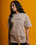 Nineties Rnb Every Morning V2 Oversized Oatmeal Tee