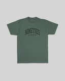 Nineties Rnb Every Morning Arch Forest Green Tee