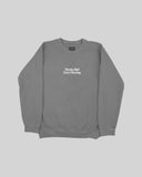 Nineties Rnb Every Morning Garment-Dyed Cement Sweatshirt