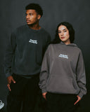 Nineties Rnb Every Morning Relaxed Faded Grey Hoodie