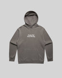 Nineties Rnb Every Morning Relaxed Faded Grey Hoodie