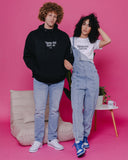 Nineties Rnb Type Love Black Hoodie