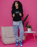 Nineties Rnb Type Love Black Hoodie