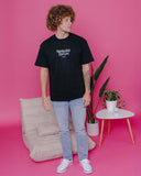 Nineties Rnb Type Love Black Tee