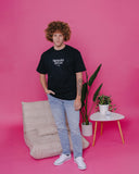 Nineties Rnb Type Love Black Tee