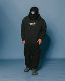 Nineties Rnb Type Love Relaxed Faded Black Hoodie