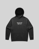 Nineties Rnb Type Love Relaxed Faded Black Hoodie