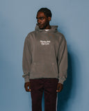 Nineties Rnb Type Love Relaxed Faded Grey Hoodie