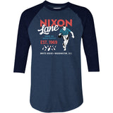 Nixon Lane - Washington D.C. - Vintage Bowling Alley - 3/4 Sleeve Raglan T-Shirt