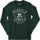 Norfolk Jewels - Virginia - Vintage Defunct Baseball Teams - Long Sleeve T-Shirt