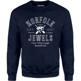 Norfolk Jewels - Virginia - Vintage Defunct Baseball Teams - Unisex Sweatshirt