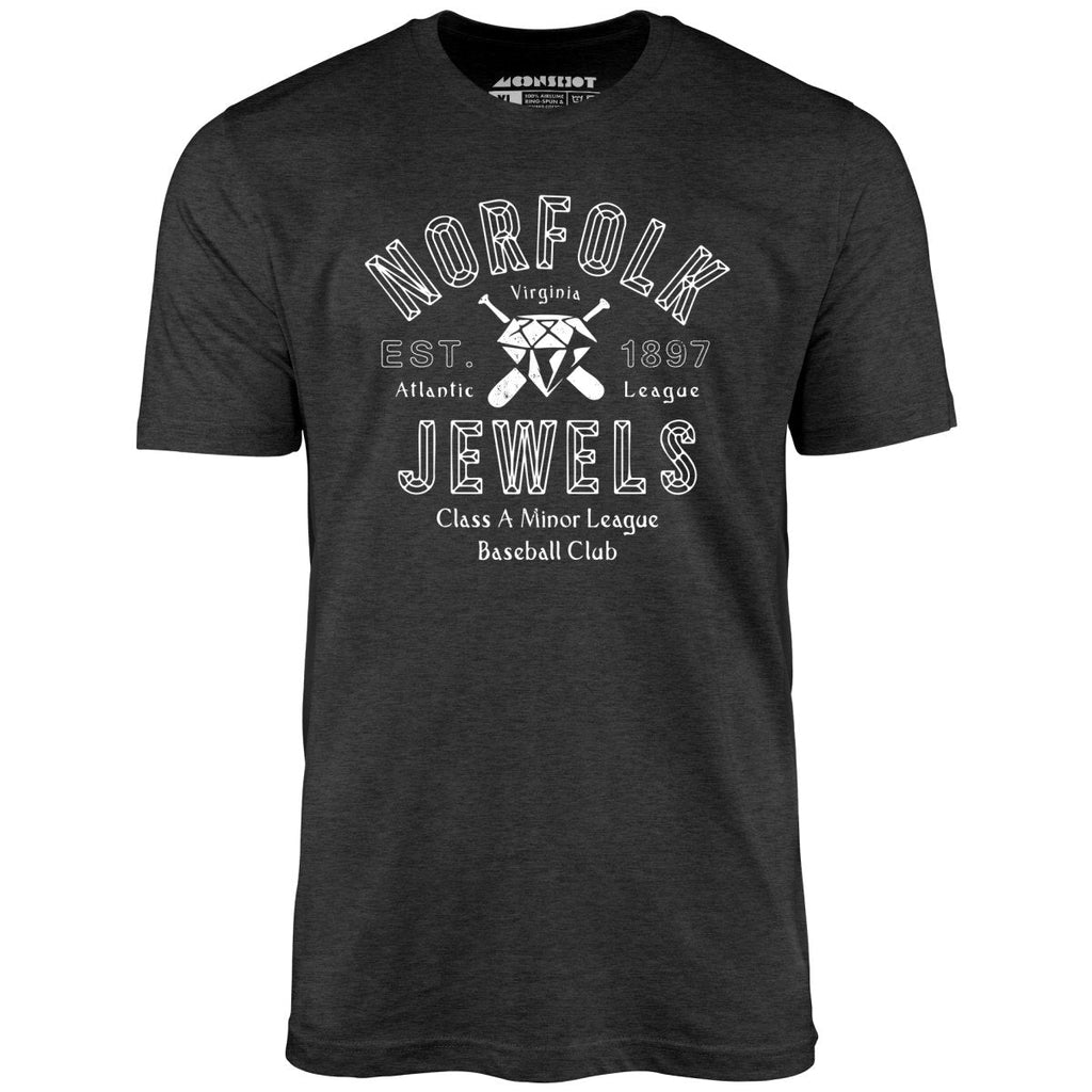 Norfolk Jewels - Virginia - Vintage Defunct Baseball Teams - Unisex T-Shirt