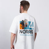 Norris White Helmet Tee