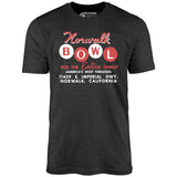 Norwalk Bowl - Norwalk, CA - Vintage Bowling Alley - Unisex T-Shirt