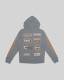 Nostalgia Ultra Full Zip Body Bag Heather Grey Hoodie