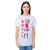 Naruto Shippuden Sakura Cherry Blossoms Anime Adult T-Shirt
