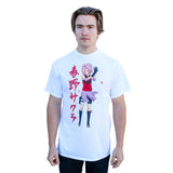 Naruto Shippuden Sakura Cherry Blossoms Anime Adult T-Shirt