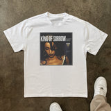 SADE - KING OF SORROW HEAVYWEIGHT WHITE T-SHIRT