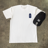 'CARBONE FINE FOOD' NYC HEAVY WHITE T-SHIRT