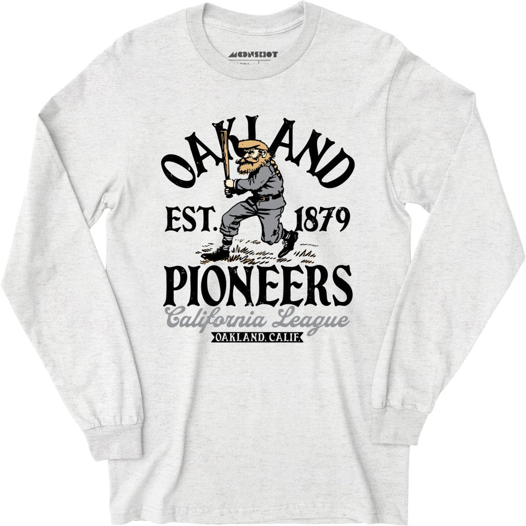 Oakland Pioneers - California - Vintage Defunct Baseball Teams - Long Sleeve T-Shirt