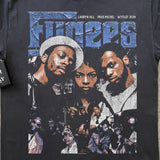 THE FUGEES HEAVYWEIGHT BLACK T-SHIRT
