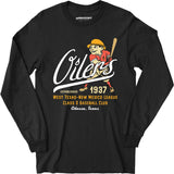 Odessa Oilers - Texas - Vintage Defunct Baseball Teams - Long Sleeve T-Shirt