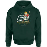 Odessa Oilers - Texas - Vintage Defunct Baseball Teams - Unisex Hoodie