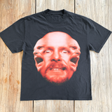 STEVE AUSTIN 'RED RAGE' HEAVY FADED BLACK T-SHIRT