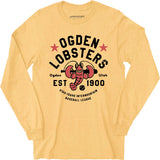 Ogden Lobsters - Utah - Vintage Defunct Baseball Teams - Long Sleeve T-Shirt
