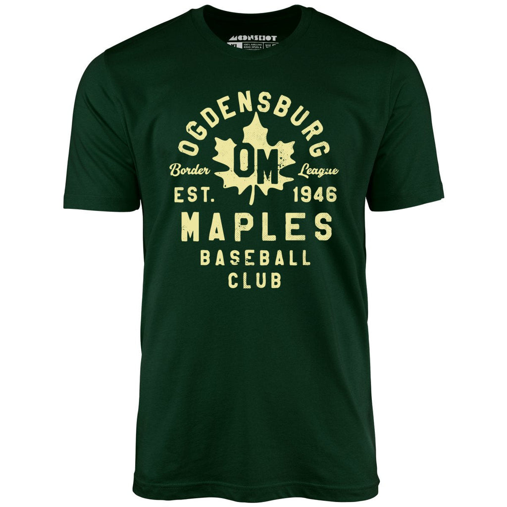 Ogdensburg Maples - New York - Vintage Defunct Baseball Teams - Unisex T-Shirt