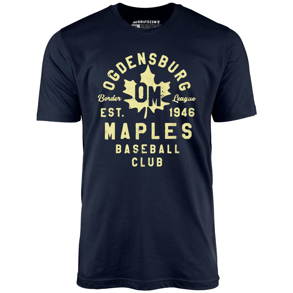 Ogdensburg Maples - New York - Vintage Defunct Baseball Teams - Unisex T-Shirt