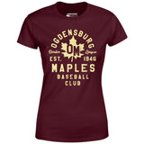 Ogdensburg Maples - New York - Vintage Defunct Baseball Teams - Women's T-Shirt