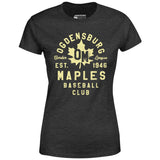 Ogdensburg Maples - New York - Vintage Defunct Baseball Teams - Women's T-Shirt