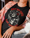 Only My Cats Can Judge Me #RADCATMOM T-Shirt
