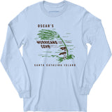 Oscar's Hurricane Cove - Catalina Island, CA - Vintage Tiki Bar - Long Sleeve T-Shirt