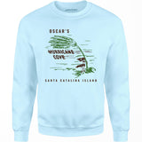 Oscar's Hurricane Cove - Catalina Island, CA - Vintage Tiki Bar - Unisex Sweatshirt