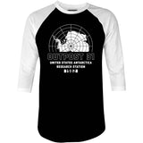 Outpost 31 Antarctica Research Station - 3/4 Sleeve Raglan T-Shirt