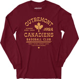Outremont Canadiens - Canada - Vintage Defunct Baseball Teams - Long Sleeve T-Shirt